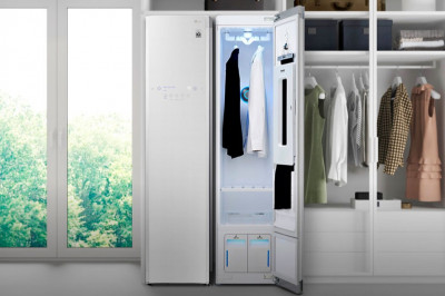 LG lança novo armário inteligente no Brasil que limpa e 'passa' roupas