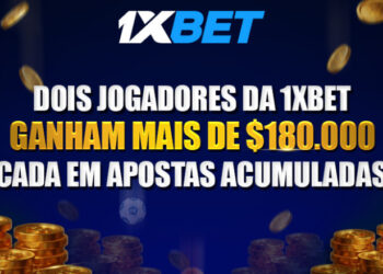 Novas Grandes Vitórias na 1xBet: dois jogadores sortudos ganham mais de $180.000