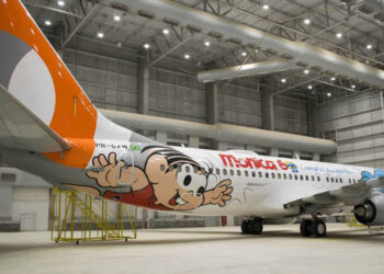 GOL personaliza aeronave para os 60 anos da Turma da Mônica