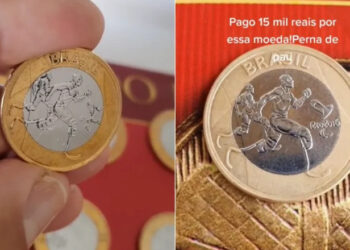 Moeda ‘perna de pau’ da Olimpíada pode valer até R$ 20 mil