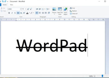 Microsoft remove o WordPad do Windows