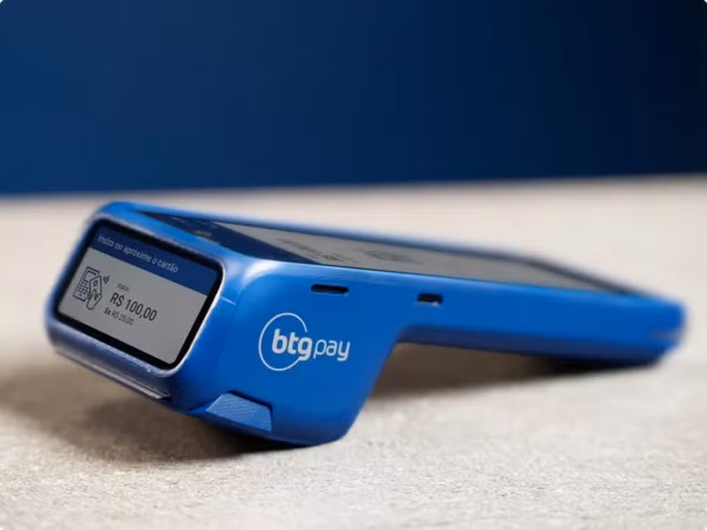 BTG lança maquininha e cartão para empresas e mira mercado de R$ 50 tri